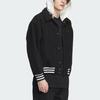 adidas Dragon Pattern Embroidered Sports Casual Loose Hooded Jacket Men Outerwear Black IT0209