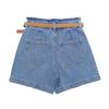 Summer European & American Women's Belted Casual Denim Shorts