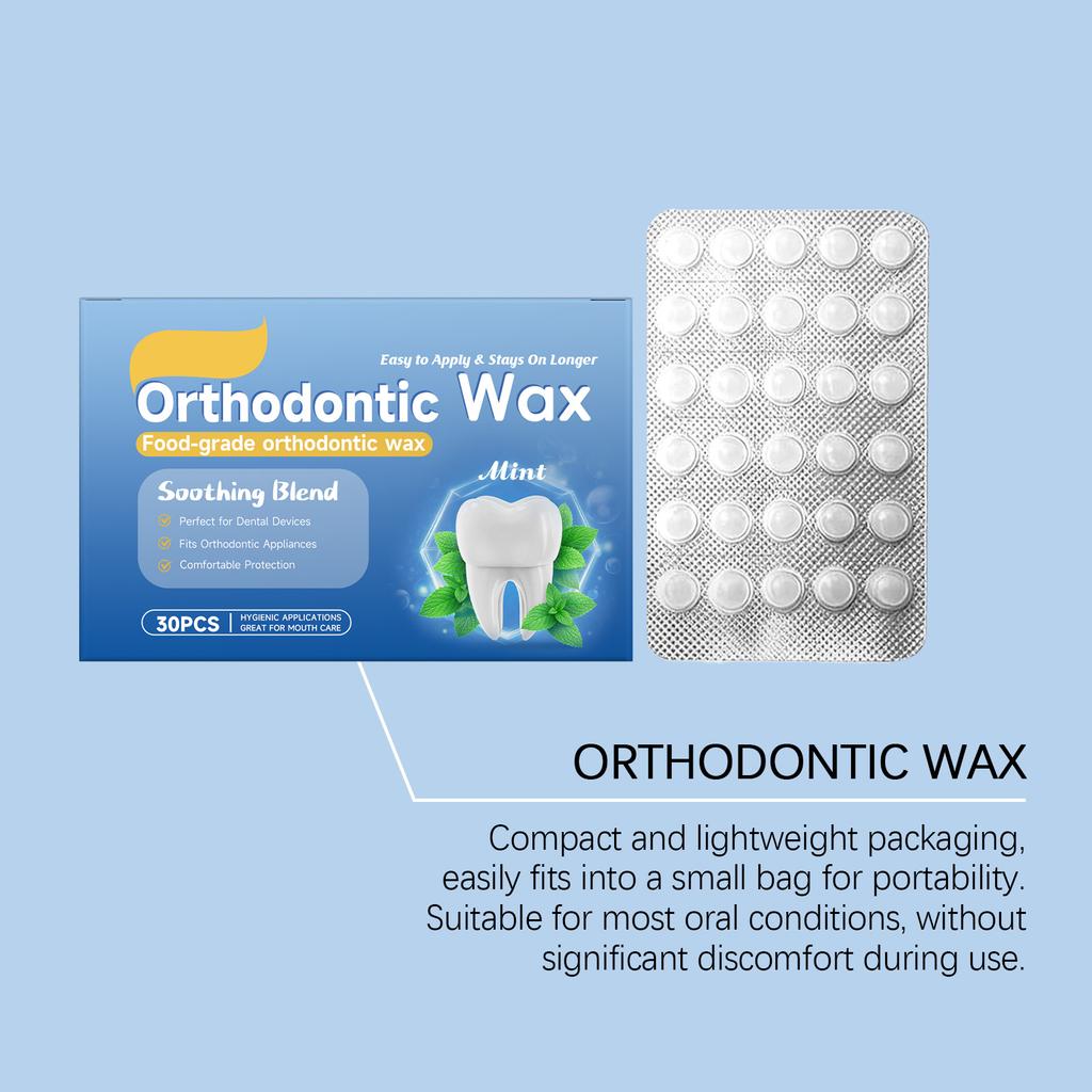 The Care Wax For Daily Teeth Application Adheres Firmly And Is Not Easy To Fall Off. It Is Clean And Convenient To Dispense.