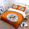 Luton Town Football Club Logo Bedding Duvet Cover Set Duvet Cover Pillowcases  (1*Duvet Cover 2*Pillowcases, without duvet insert)