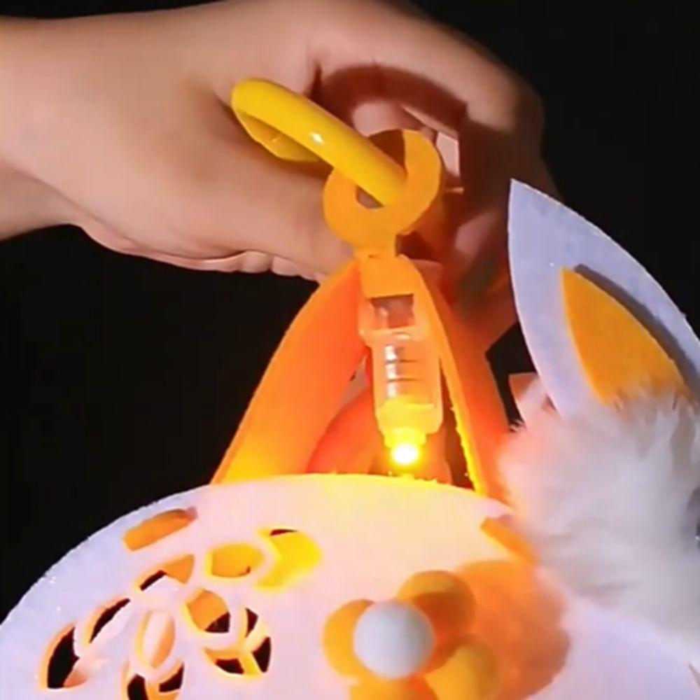 Handmade Light Up Lantern Traditional Luminous Toy Pendant Cute Rabbit Lantern  Gift