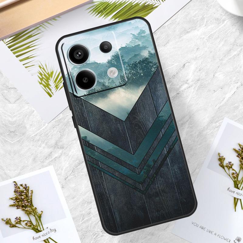 

Forest Geometry Wood Nature Case For Xiaomi Redmi Note 13 Pro 14 12 11 10 15 Pro Plus Redmi 15C 10C 12C 13C 14C 15 Cover Redmi 14C