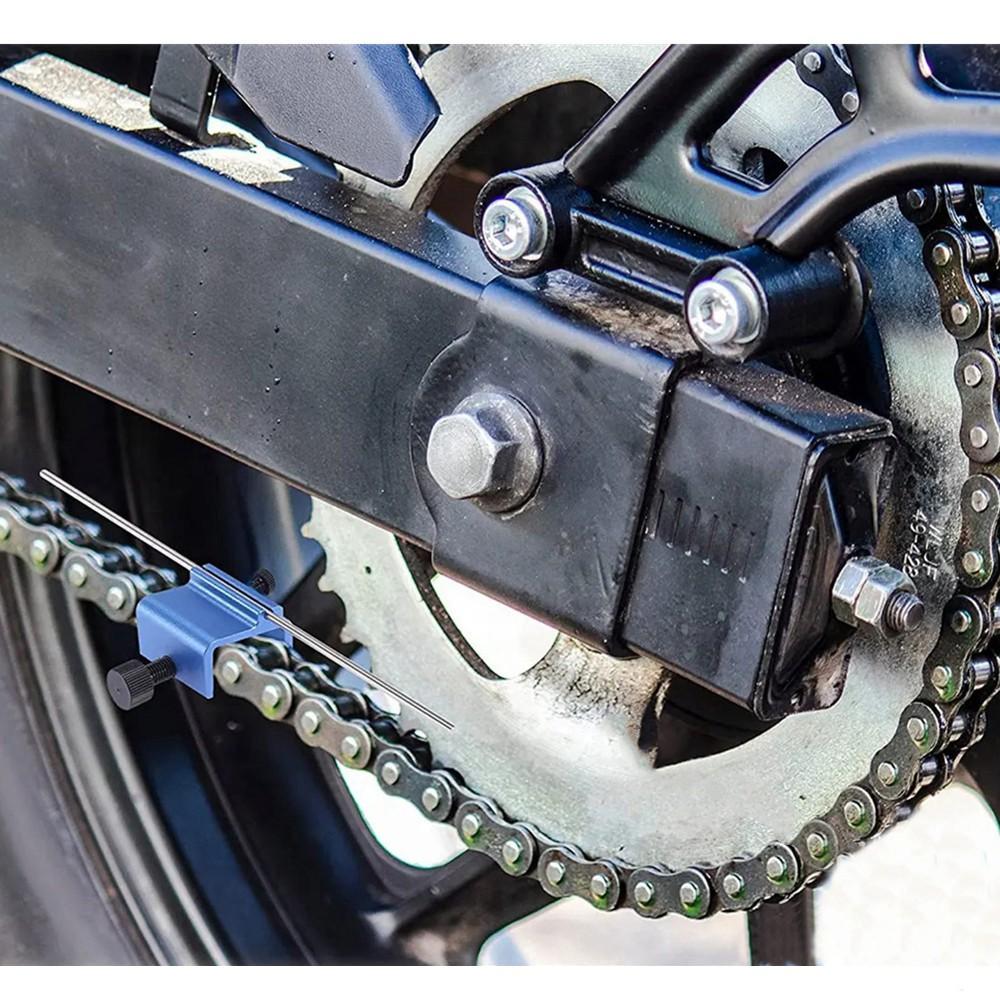 1PC Nástroj pro vyrovnání řetězu Nástroj pro rychlé přesné vyrovnání univerzální pro motocyklové čtyřkolky Bike Sprocket Sportovní Dirt Bike
