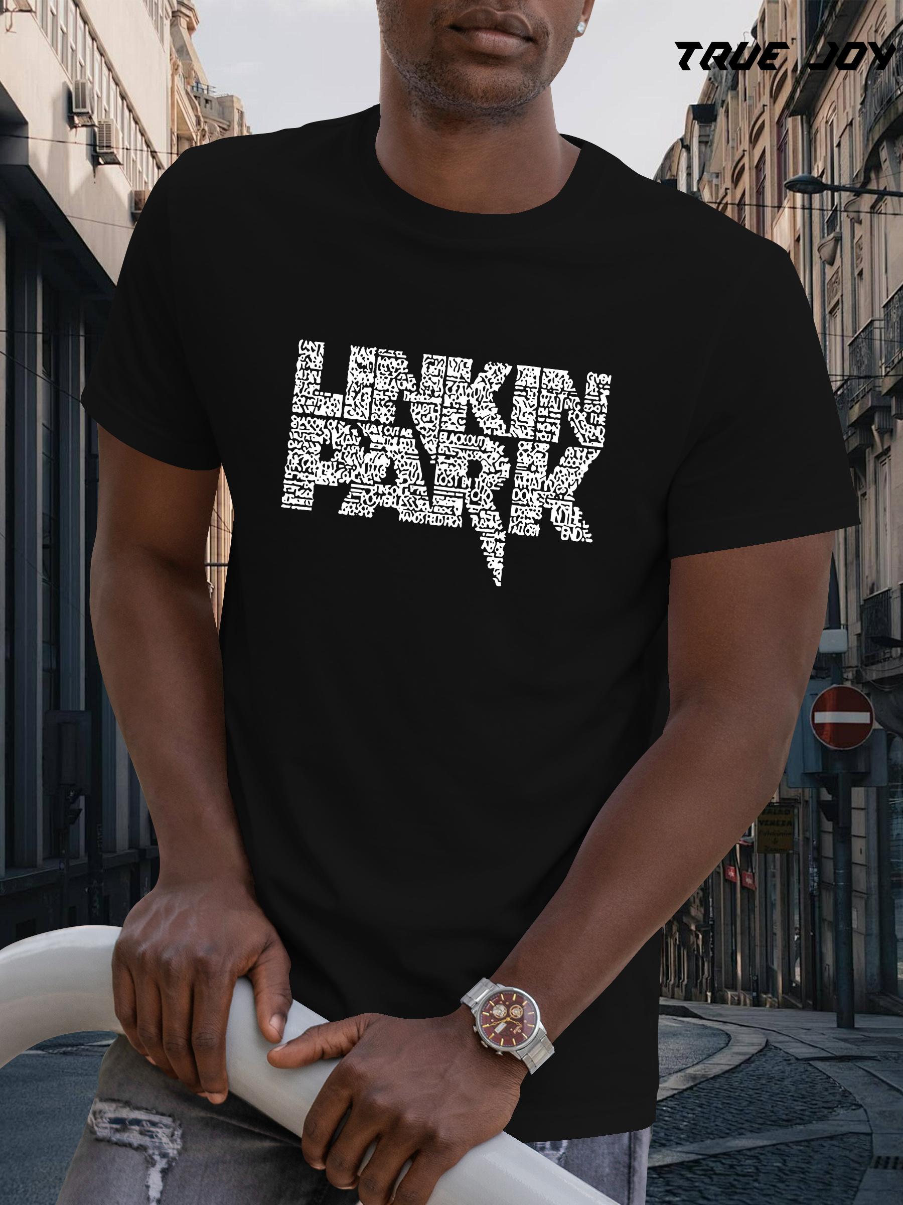 Street Style Letter Print T-shirt - Breathable Quick-Dry Crew Neck XXL