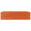 Plant Pot Wax Brown 90 X 40 X 23 Cm Solid Pine Wood