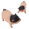 Pig Garden Statue 26CM Exquisite Lifelike Cute Pig Resin Figurine for Outdoor Indoor Decor Pot