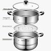 SUPOR 304 Stainless Steel Double-Layer Steamer Pot