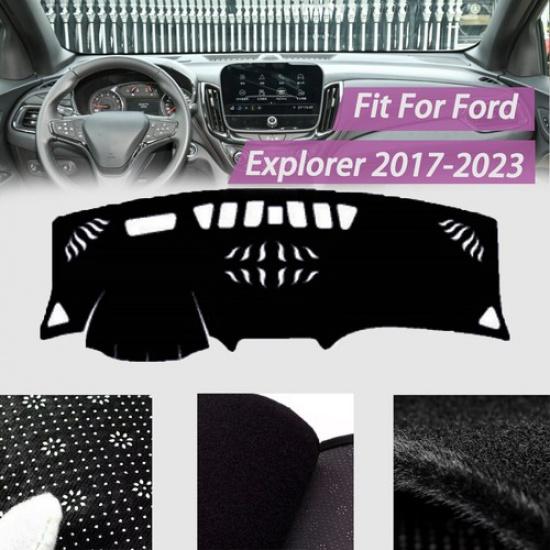 

Best Dash Mat Cover Dashboard Non-slip Sun Protector Mat For Ford Explorer 17-23