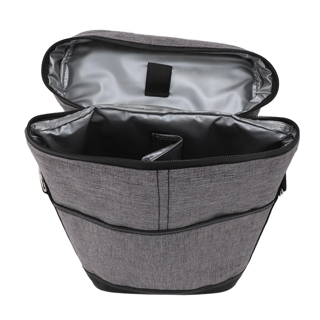 2 Bottle Wine Cooler Bag Leakproof Insulated Padded Wine Carrier Portable Wine Case with Handle Adjustable Shoulder