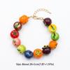 Resin Beads Bracelet Beaded Summer Bohemian Jewelry Simulation Fruit Bracelet  Vacation Accessories