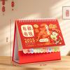 Paper Snake Year Desk Calendar China Style Desktop Flip Calendar New Standing Desktop Calendar