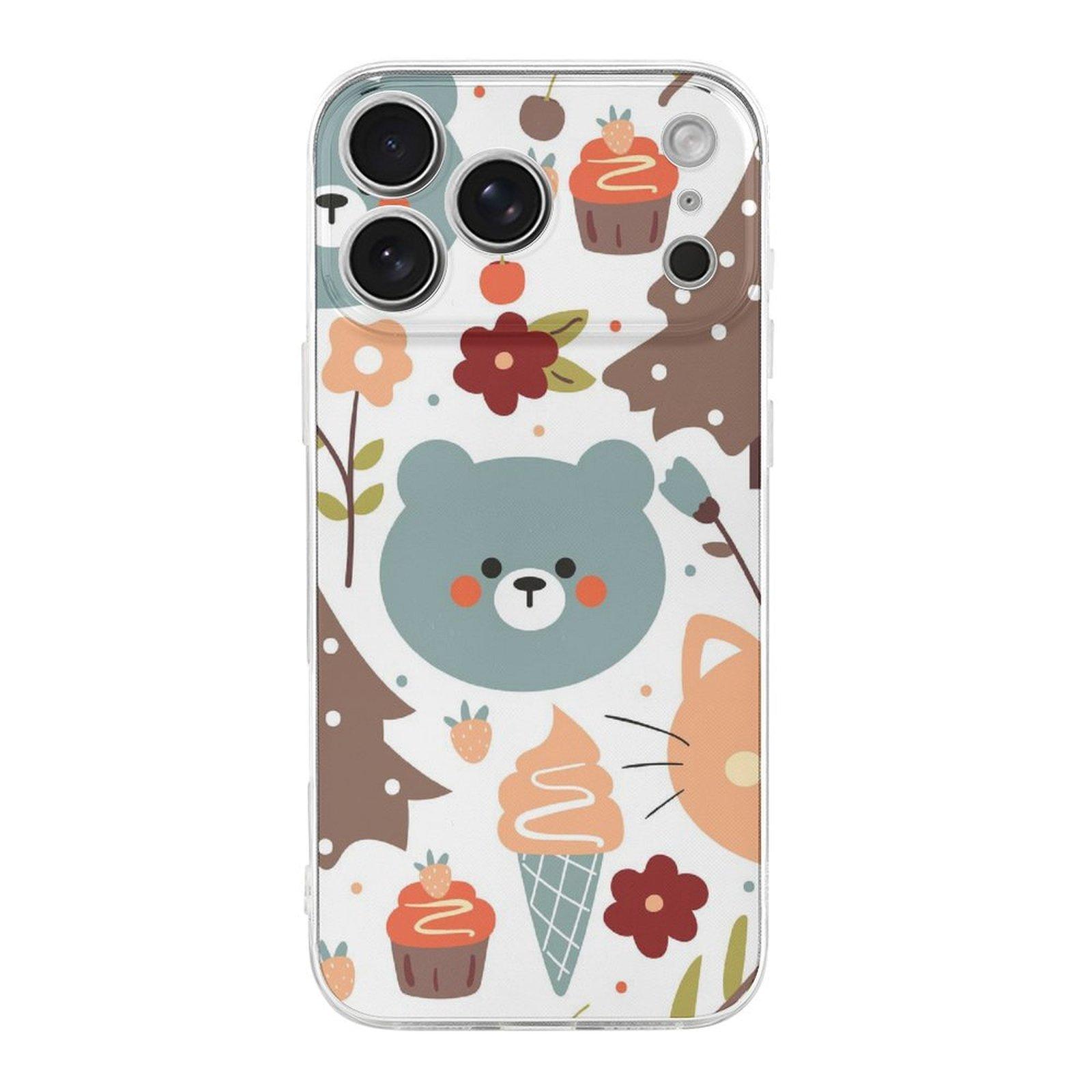 

1 Pack For Iphone 17/17Air/17Pro/17ProMax Soft Tpu Anti-Scratch Durable Slim Fit Shockproof Protective Case With Camera Guard Texture IPHONE-17ProMax