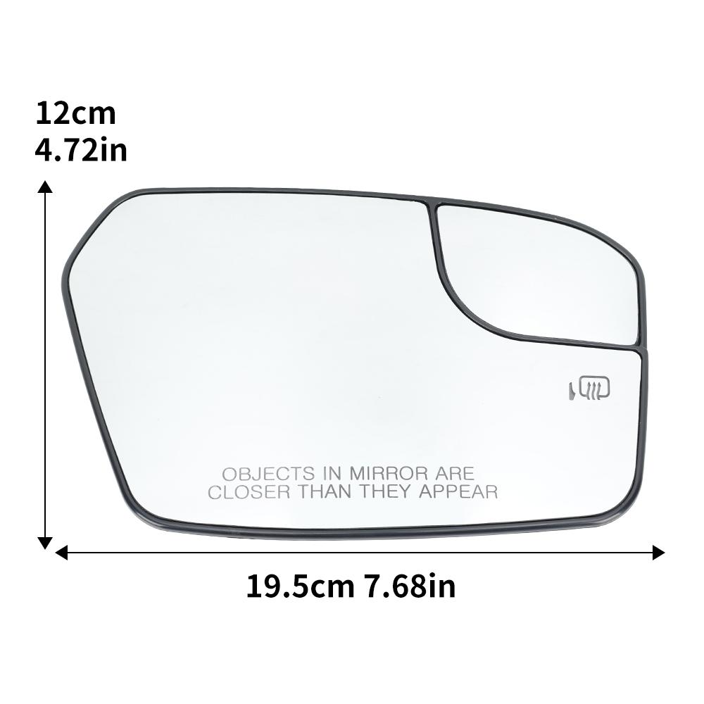 Rearview Mirror Glass Lens For Ford Fusion 2011-2012 US Version Heated Small And Large Side Mirror Glass Lens Car Accessories