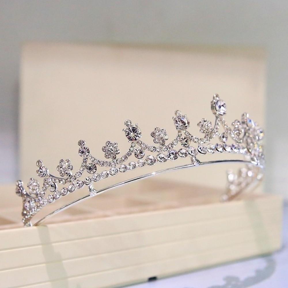 Hair Jewelry Crystal Bridal Crown Zircon Princess Tiara  Hair Jewelry Accessories