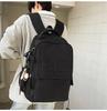 School bag high value letter style junior high school casual simple large capacity travel backpack