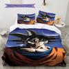 DRAGON BALL Pattern Bedding,Quilt Set Quilt Cover Pillowcase Home Birthday Gift (1 * Duvet Cover + 2 * Pillowcase, Without Core)