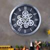 Gear Clock in Antique Style Living Room Wall Decoration Study Retro Nostalgic High-end Creative Three-dimensional Round Wall Clock