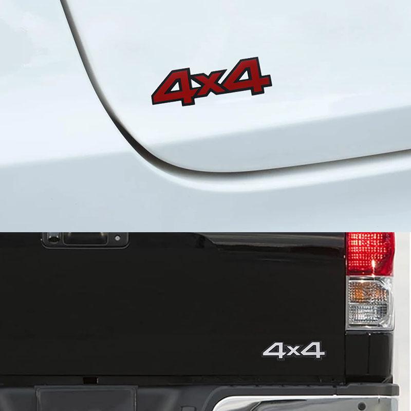 3D Car Styling 4X4 Four-Wheel Drive Car Hood Fender Trunk Rear Bonnet Nameplate Decal Emblem Badge Sticker for SUV Off Road