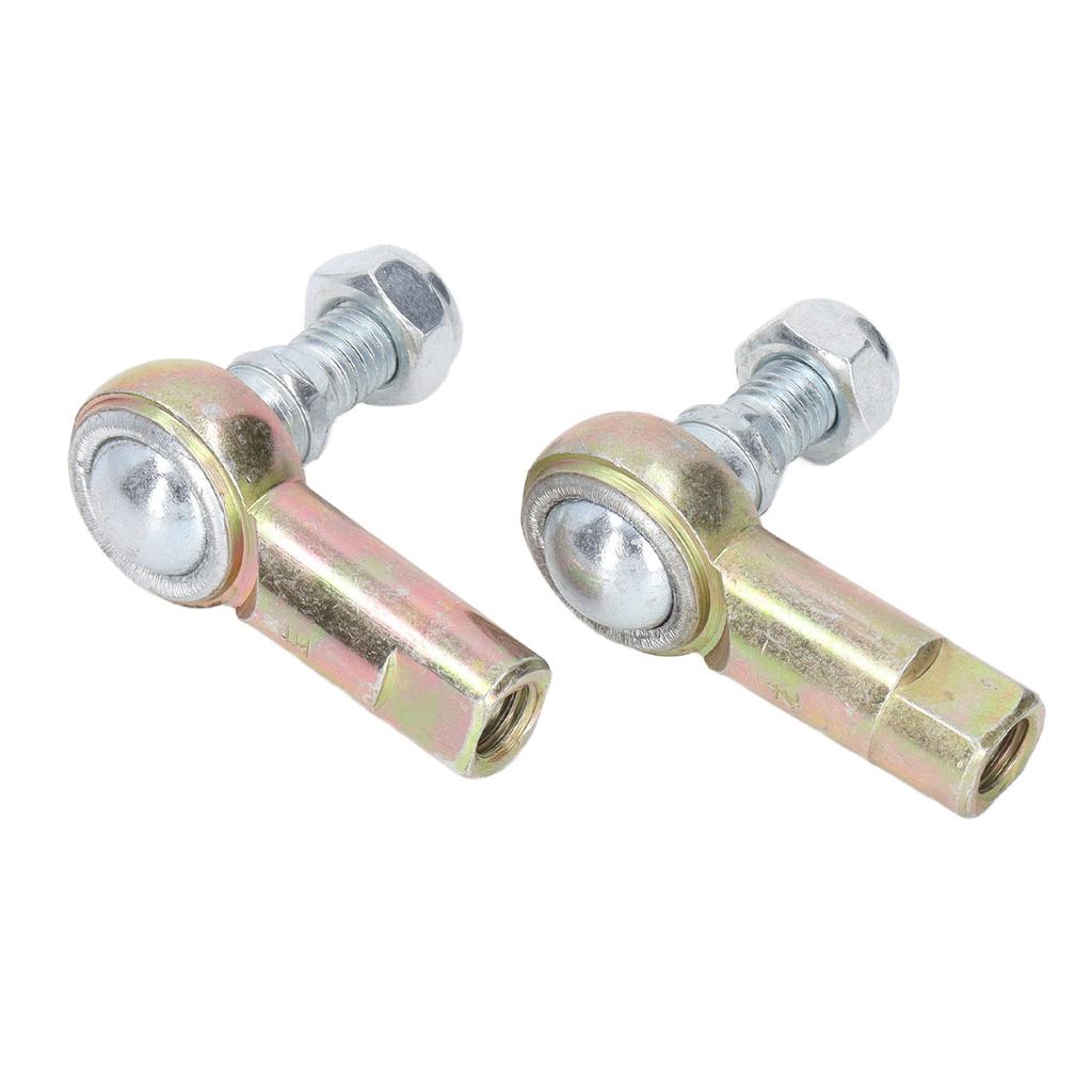 2pcs 8mm Tie Rod End Steel Alloy Universal Ball Joint for 110cc Quad Dirt Bike ATV Go Kart