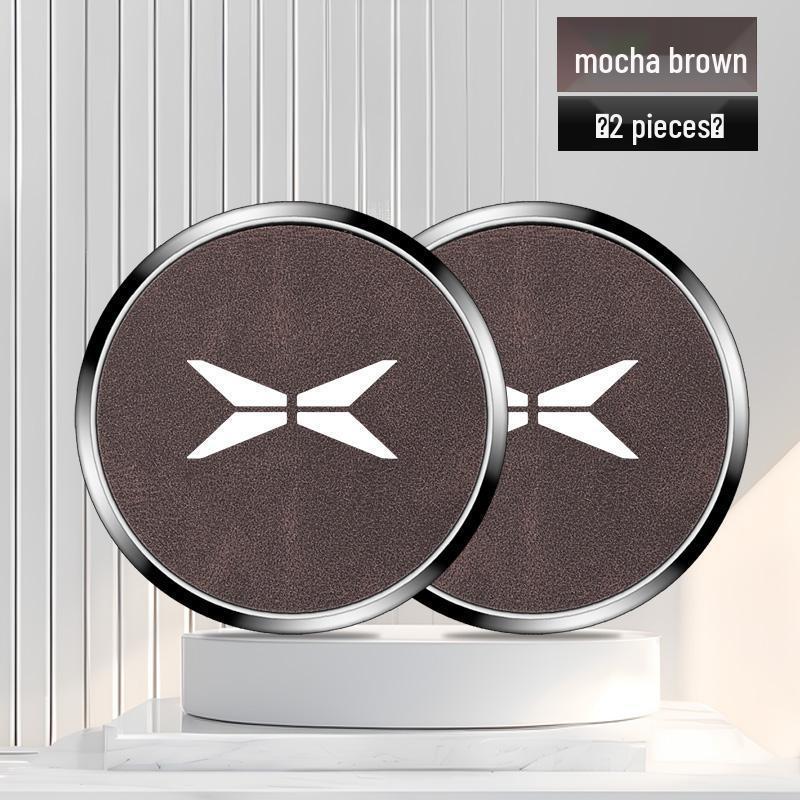 2026 XPeng M03 Car Cup Holder Coaster: MONA Alloy Door Slot Storage Mat