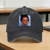 Angry Disgusted Black Doll Face Meme Washed Baseball Cap Fitted Retro Sun Trucker Hat Summer Women Unisex Kpop Rock Snapback Cap