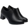 Spring and Autumn 2026 New Soft Leather and Soft Bottom Deep Mouth Women's Single Shoes Comfortable Women's Shoes