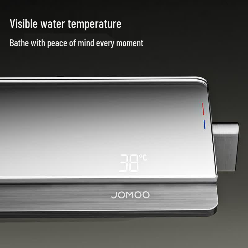 JOMOO Shower System with Keyboard Controls and Storage