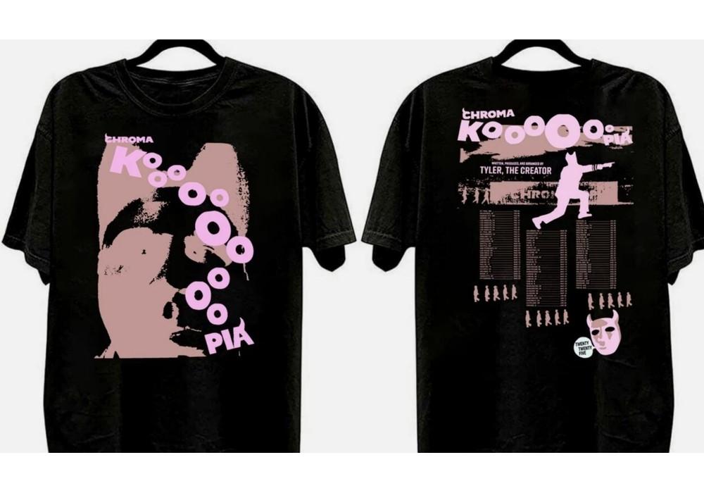 Tyler the Creator Chromakopia Tour Merch Dates short sleeve 2 side shirt Unisex T-Shirt
