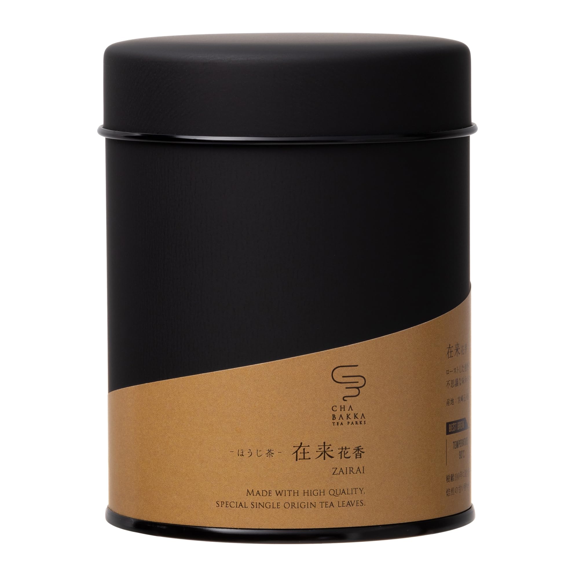 

CHABAKKA TEA PARKS Zairai Hanaka Gokase Hojicha Green 50g (Roasted Tea) (Tea Can)