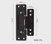 Zinc Alloy Adjustable 2D Invisible Hinge for Narrow Frame Ecological Doors