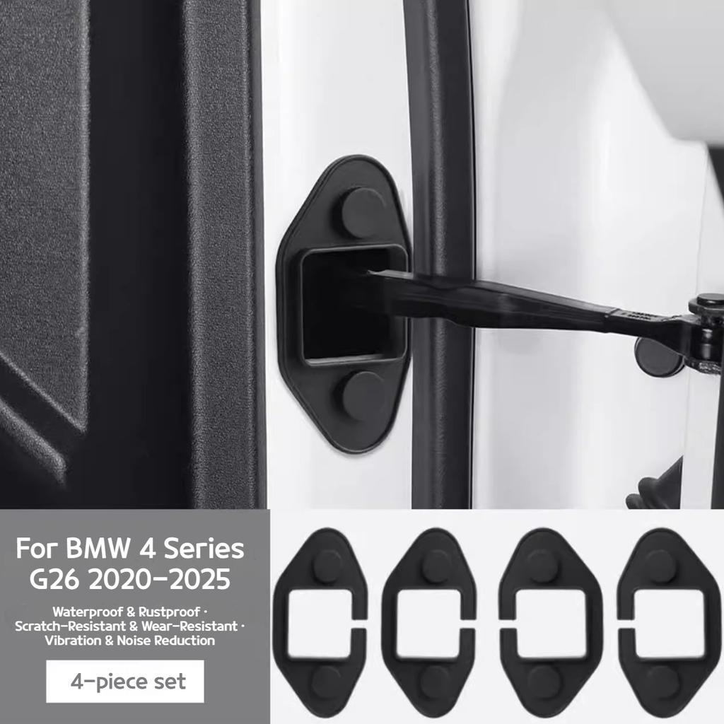 For BMW 3 5 4 7 Series G20 G30 G60 G26 G70 Door Limiter Rust Proof Protector Latch Sticker Limiting Stopper Door Lock  Cover