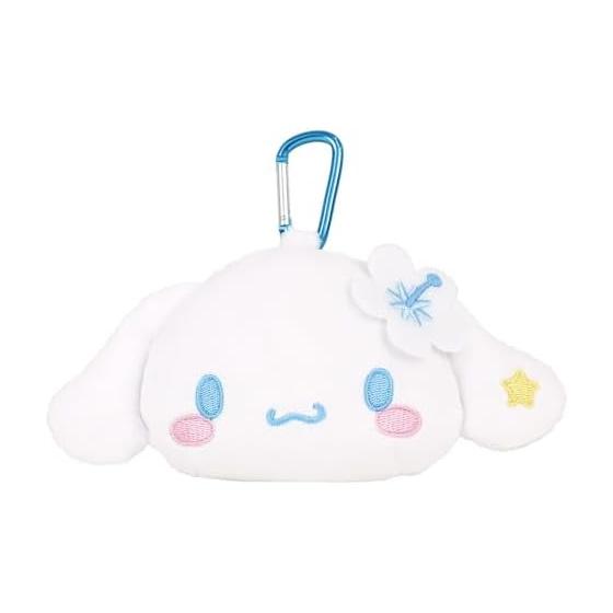 T S Factory Pouch Sanrio Characters Plush Toy Zipper Mascot Unisex Children with Carabiner