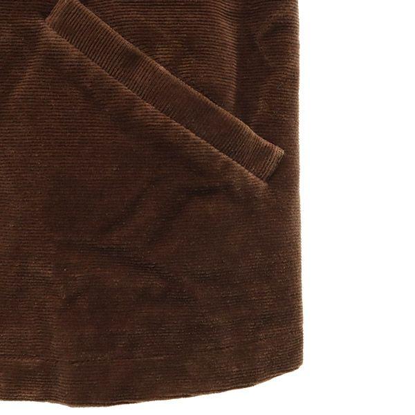 LEONARD SPORT Corduroy Zip Best Brown Women Used