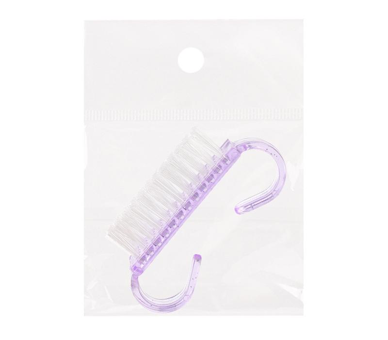Pink Nail Art Manicure Pedicure Soft Remove Dust Plastic Cleaning Nail Brushes File Tools Set 1Pcs Acrylic Nail Brush