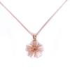 2Pcs Fashion Women Faux Opal Flower Pendant Necklace Stud Earrings Jewelry Set