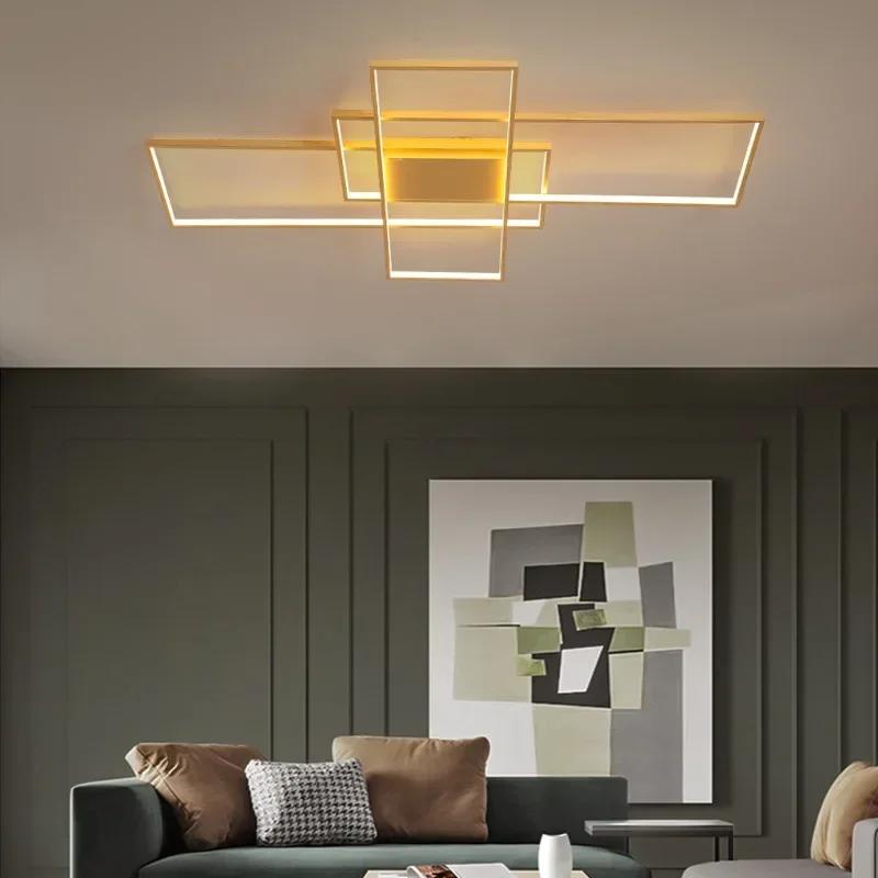 Modern LED Ceiling Chandelier Lamp for Living Dining Room Bedroom Aisle Balcony Home Decoration Indoor Lighting Fixture Luster