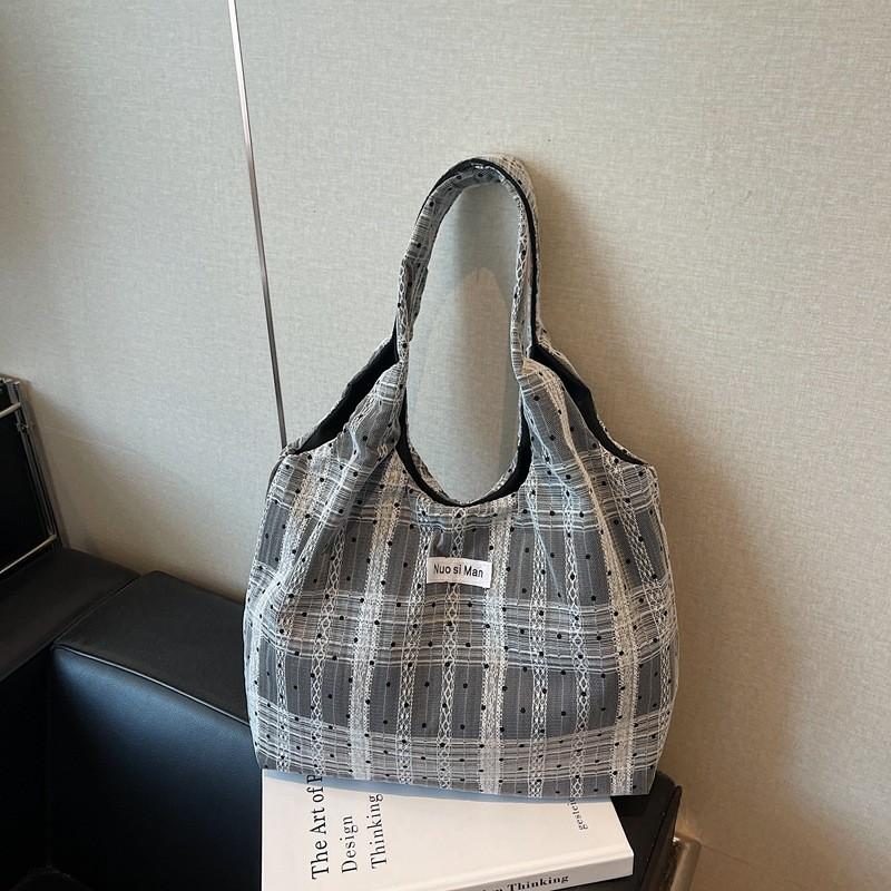 IELGY Fashion Canvas Commuter Shoulder Large Capacity Tote Bag