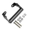 Bruce Shark Motorradlenker 22mm M8 Lenkerstrebe Schwarz & Strebe, Universal, 360° Verstellbar, Bolzen, Stange, Universal, Querformat/Hochformat