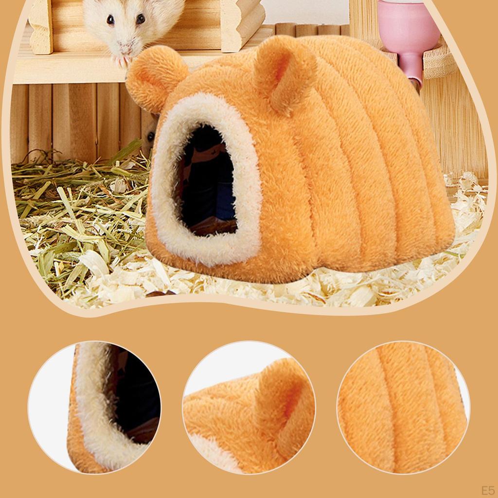 Klatka dla chomika Kryjówka Dom Jaskinia Gniazdo Antypoślizgowe Słodkie Małe Zwierzęta dla Lotopałanki Karłowatej Wiewiórki