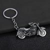 Keychain Pendant Motorcycle Design Zinc Alloy Key Chain with Metal Chain Buckle Lightweight Key Holder Backpack Car Accessory
