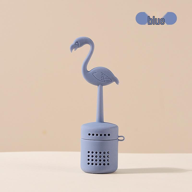 Flamingo Silicone Tea Infuser - Creative Cartoon Tea Brewer & Filter Tool