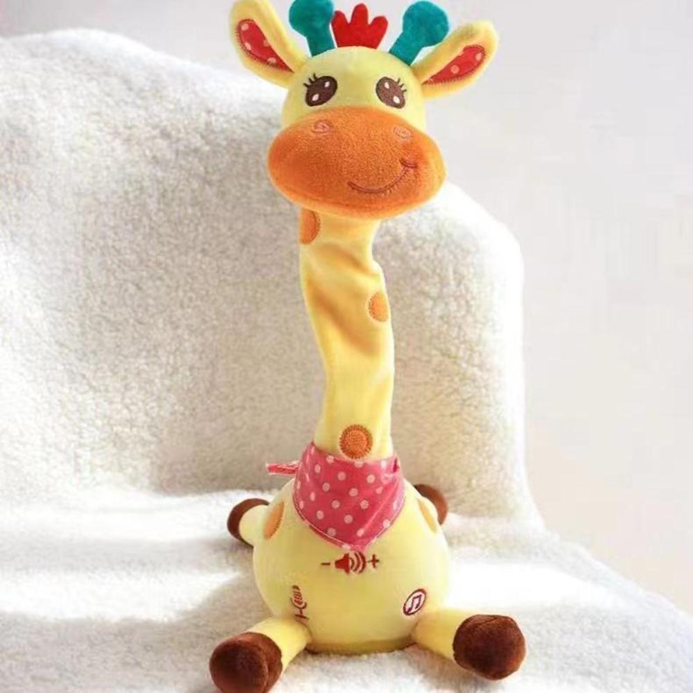 with 10 Songs Stuffed Animal Toy Repeating What You Say Swaying Dancing Giraffe  Children