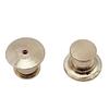 10PCS Surface Polished Metal Locking Pin Keepers Smooth Finish Lock Pin Clasp  For Tie/Badge