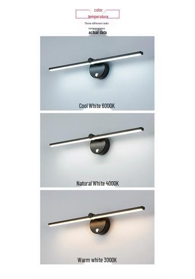 Kreative LED-Wandleuchte für Schlafzimmer und Spiegel – 300° drehbare Dekorationsleuchte