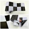 Meiji Vinyl Kitchen And Bathroom Waterproof Oil-Proof Stickers Home Renovation Wallpaper Wall And Floor Decoration Stickers Classic Black White Grid