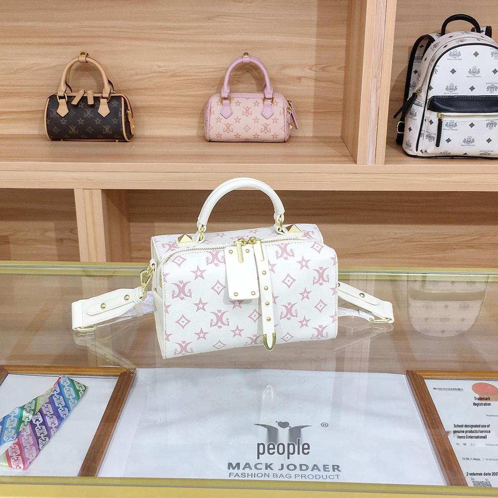 Módní embosovaná ruční Boston taška pro ženy 2025 – Jednoramenná Crossbody