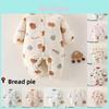 Winter Baby Onesie With Thick Cotton Layer For Newborns Girl Boy Safe For Winter