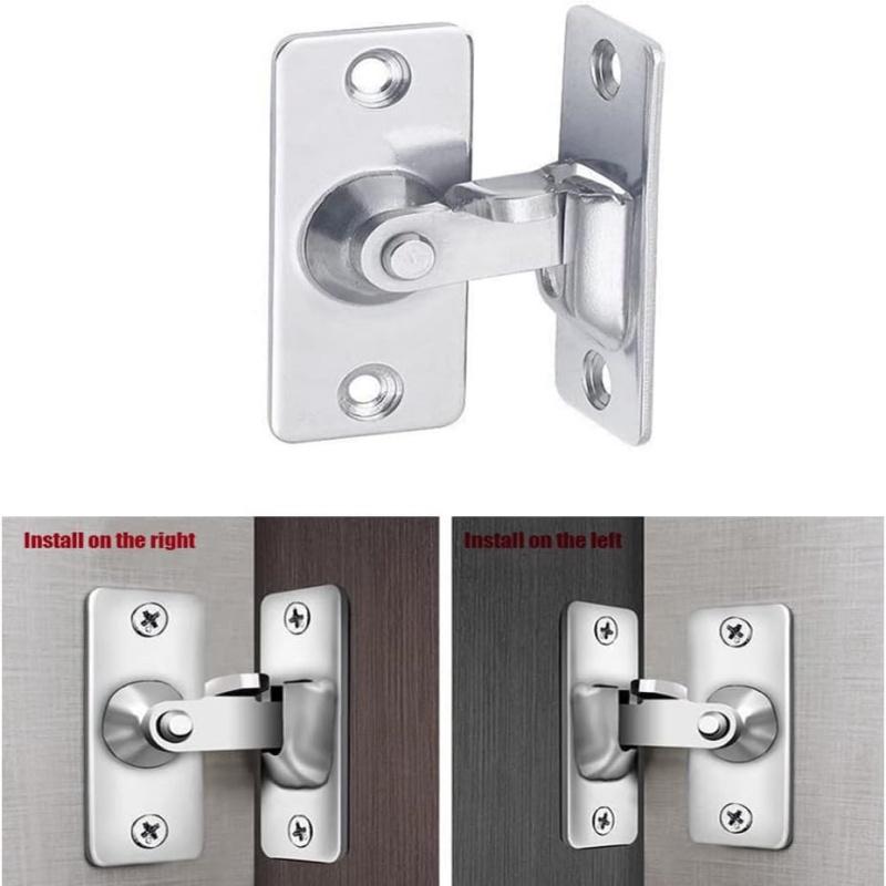 90 Degree Door Lock Flip Latch,304 Stainless Steel Door Lock Bolt Latches,Safety Doors Buckles,Rigth Angle Locking Door Hasp
