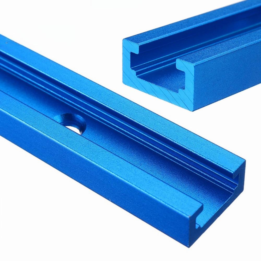 T-Track Aluminum T-Slot Miter Track Jig for Woodworking Tables - Universal T-Screw Fixture Slot for Router Tables, Saw Tables