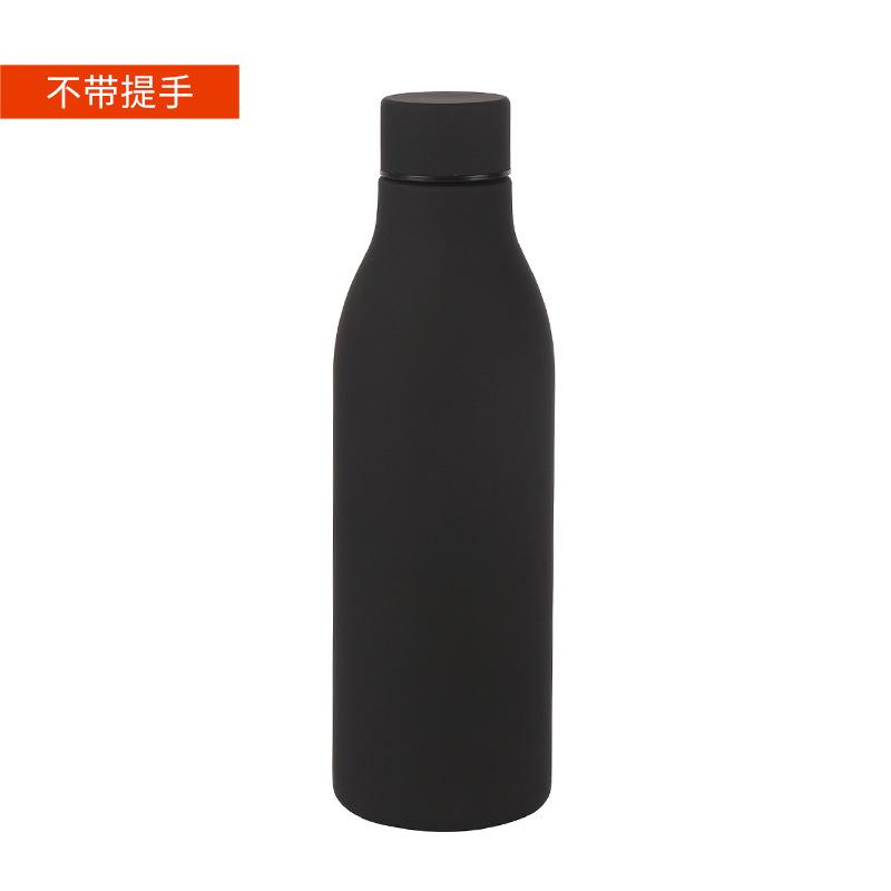 Schöner Griff Kleine Mundflasche 304 Edelstahl Thermosbecher Tragbarer Sportwasserbecher Geschenkbecher
